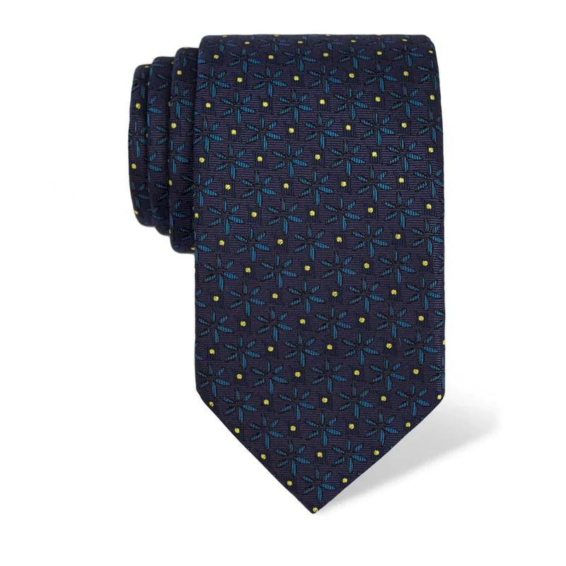 Kravata CROATA Tematski  Slivnik Tamno plava  Svila 100%  