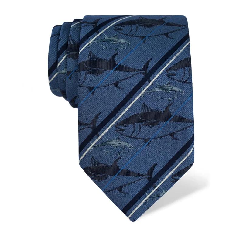 Kravata CROATA Tematski  Tuna Svijetlo plava  Svila 100%  