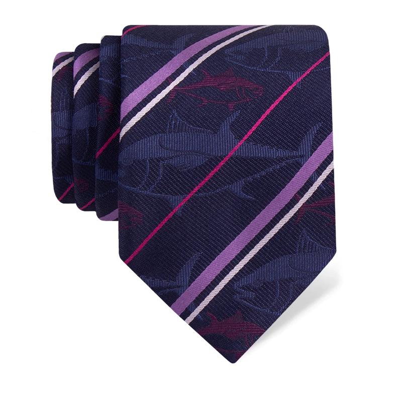 Kravata CROATA Tematski  Tuna Plava  Svila 100%  