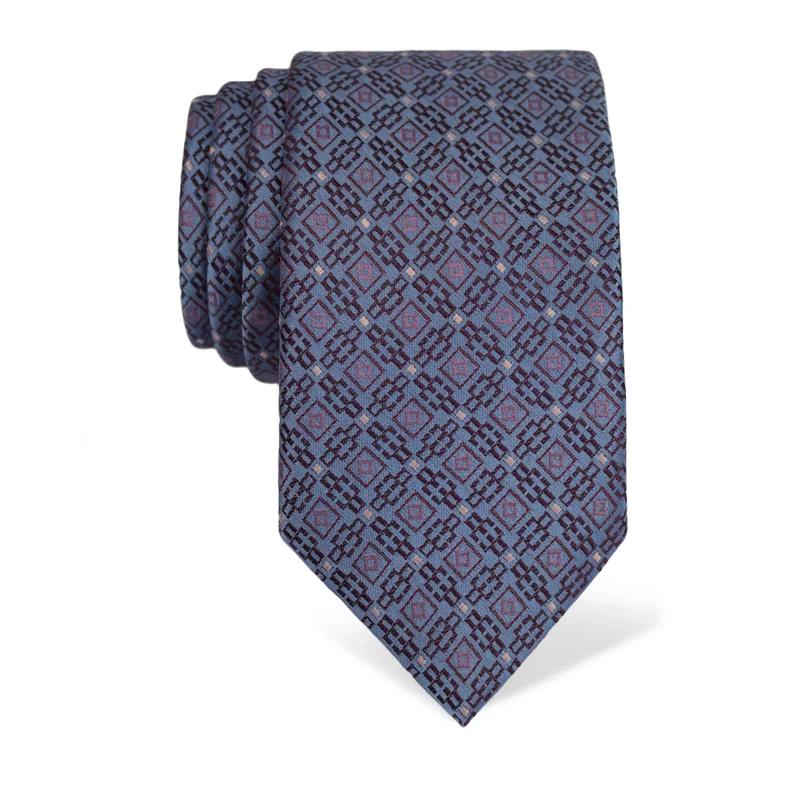 Kravata CROATA Tematski  Slivnik Smeđa  Svila 100%  