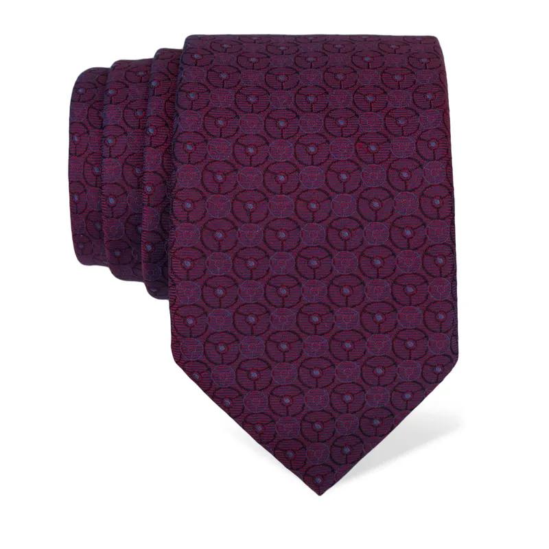 Kravata Tematski  Sinjska alka Bordo  Svila 100%  