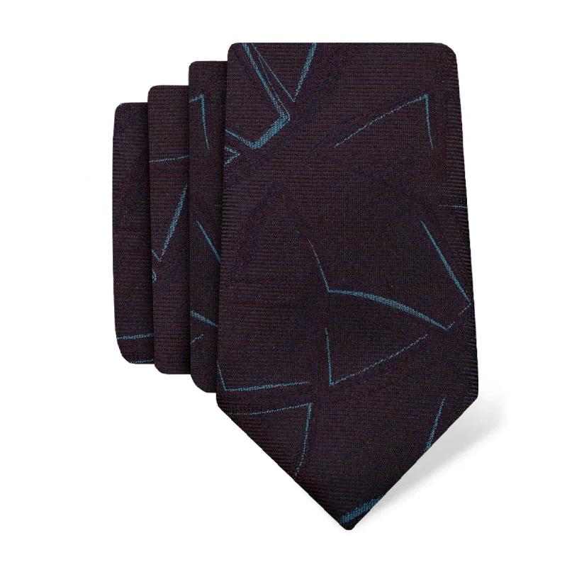 Kravata CROATA Trend Tematski  Pleter Bordo  Svila 100%  