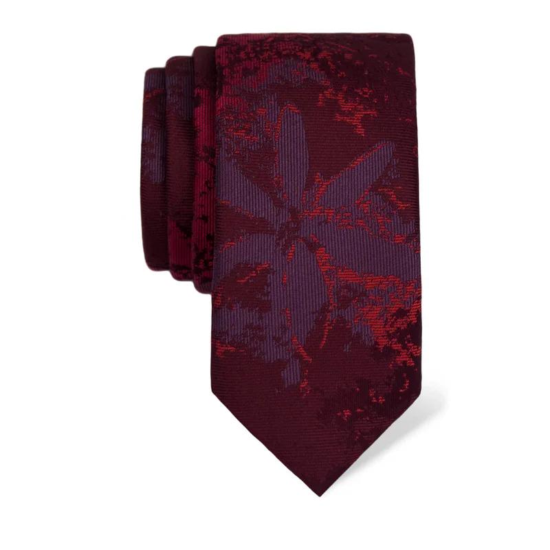 Kravata CROATA Tematski  Slivnik Bordo  Svila 100%  