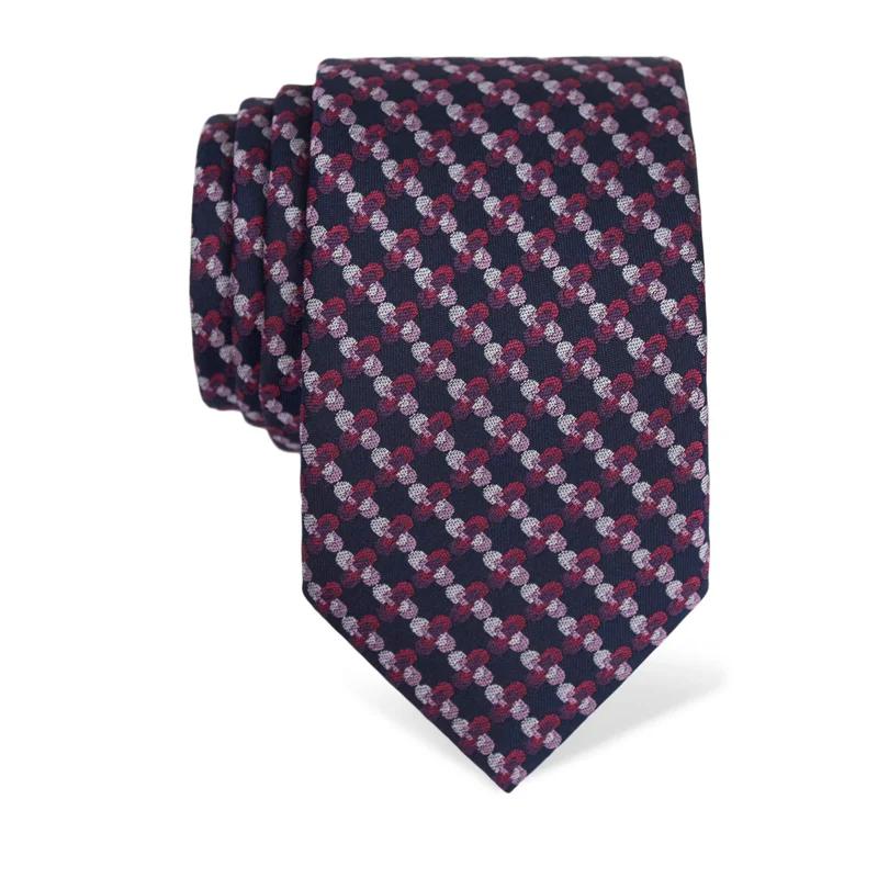 Kravata CROATA Klasični  Razno Bordo  Svila 100%  