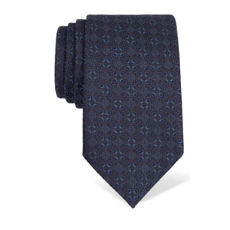 Kravata CROATA Brijuni Klasični  Razno Tamno plava  Svila 100%  