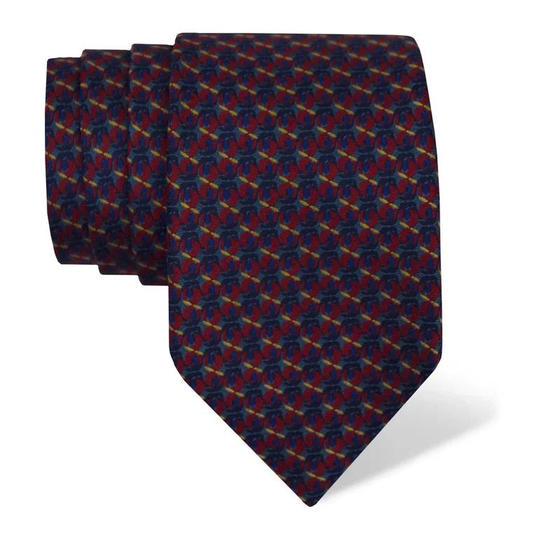 Kravata CROATA Dubrovnik Klasični Limitirana serija Razno Plava  Svila 100%  