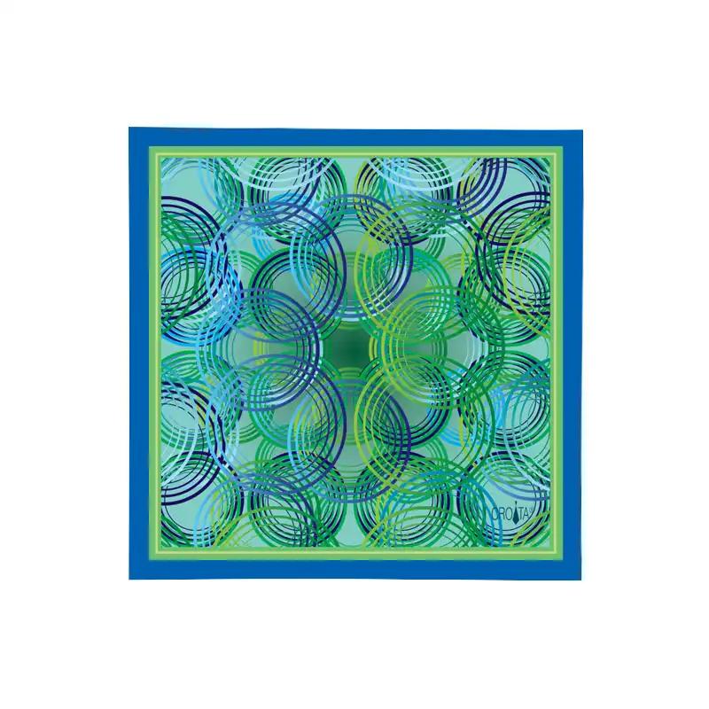 Mali rubac CROATA Klasični Rubac, klasičan Krugovi Zelena  Svila 100%  