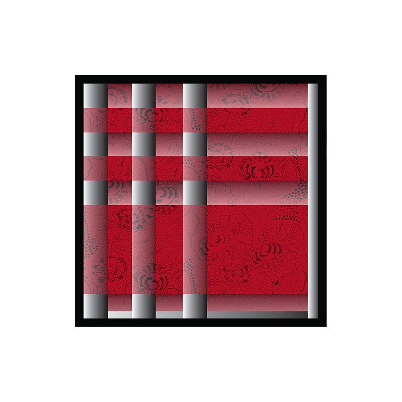 Rubac CROATA Brijuni Tematski Limitirana serija Narodni vez Crvena  Svila 100%  