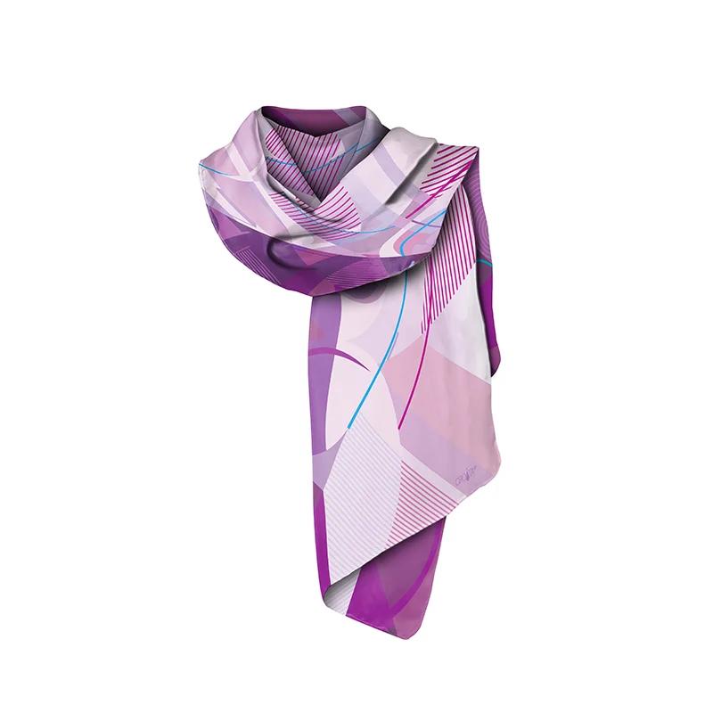 Šal CROATA Klasični  Razno Ljubičasta  Svila 100%  