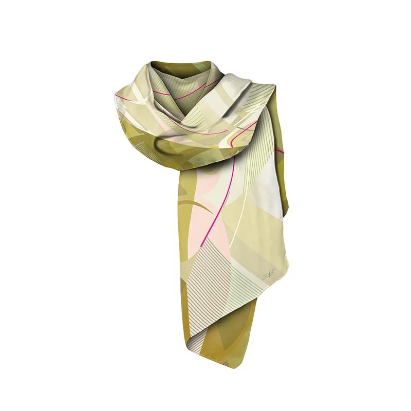 Šal CROATA Klasični  Razno Zelena  Svila 100%  