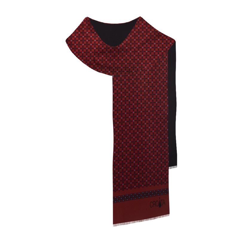 Šal CROATA Klasični  Razno Narančasta  Svila 100%  