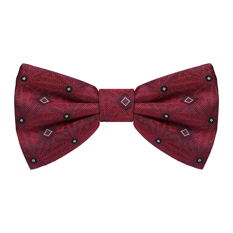 Leptir kravata CROATA Tematski  Glagoljica Bordo  Svila 100%  