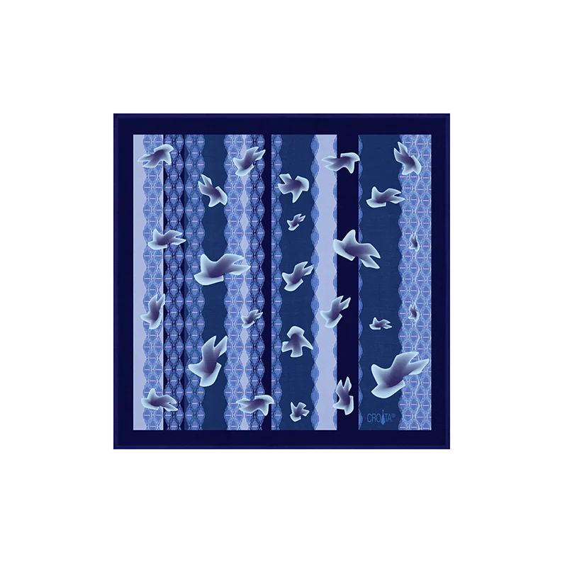 Mali rubac CROATA Klasični  Flora i Fauna Svijetlo plava  Svila 100%  