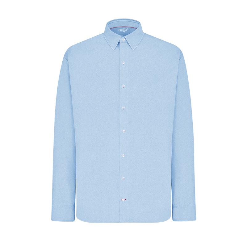 Košulja CROATA Brijuni Klasični Uski Jednobojni teksturirani Tamno plava  Pamuk 100 %  Dugi rukav