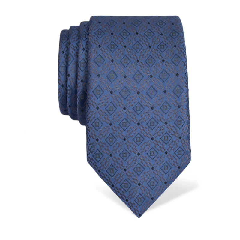 Kravata CROATA Tematski  Glagoljica Bordo  Svila 100%  