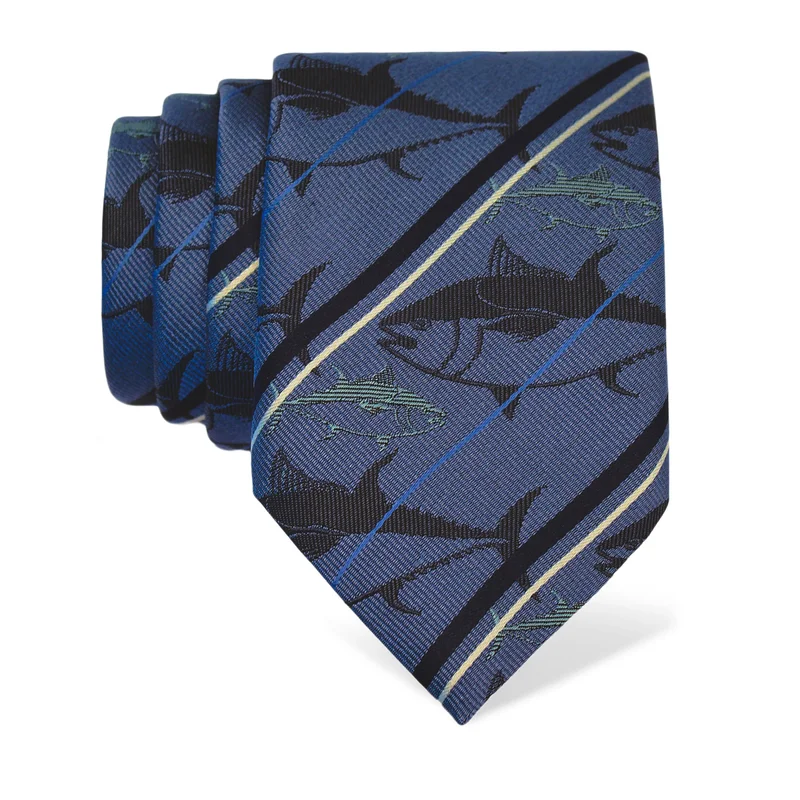Kravata CROATA Tematski  Tuna Svijetlo plava  Svila 100%  
