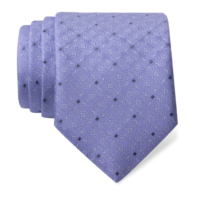 Kravata CROATA Tematski  Narodni vez Lila  Svila 100%  