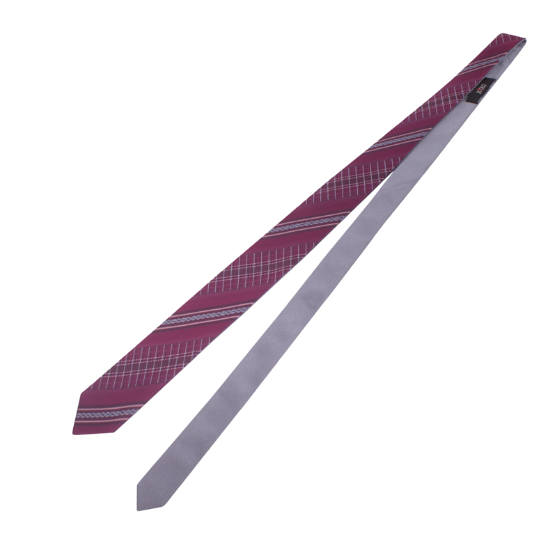 Kravata CROATA Clasicum Tematski S dva lica Pleter Bordo  Svila 100%  