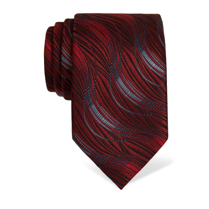 Kravata CROATA Klasični  Sitni uzorak Crna  Svila 100%  