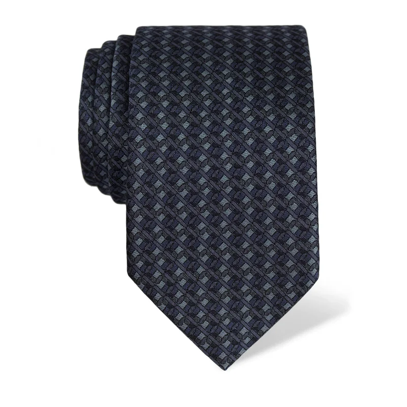 Kravata CROATA Klasični Velika Razno Plava  Svila 100%  