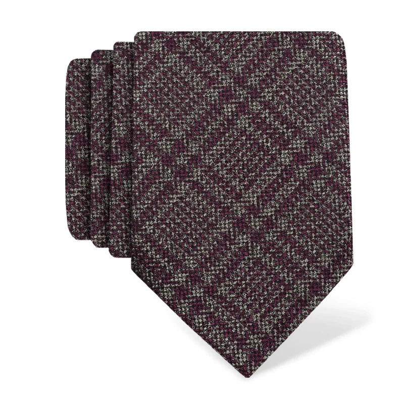 Kravata CROATA Trend Klasični Kravata, uska 7 cm Razno Bordo  Svila 100%  