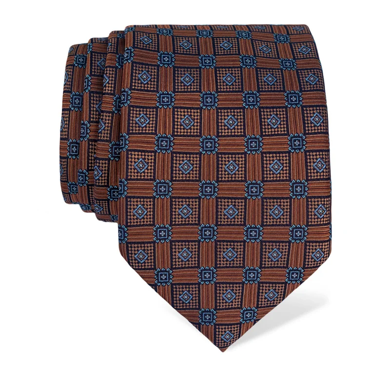 Kravata CROATA Klasični  Razno Narančasta  Svila 100%  