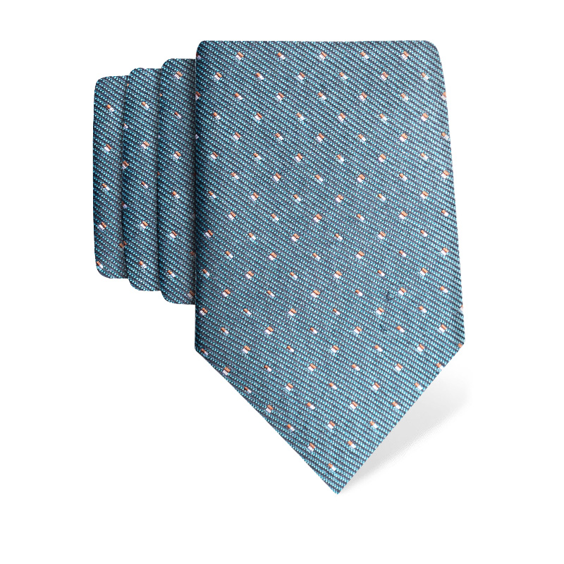 Kravata CROATA Klasični  Sitni uzorak Zelena  Svila 100%  