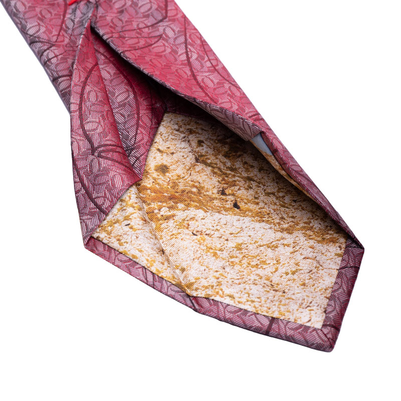 Kravata CROATA Dubrovnik Klasični  Razno Bordo  Svila 100%  