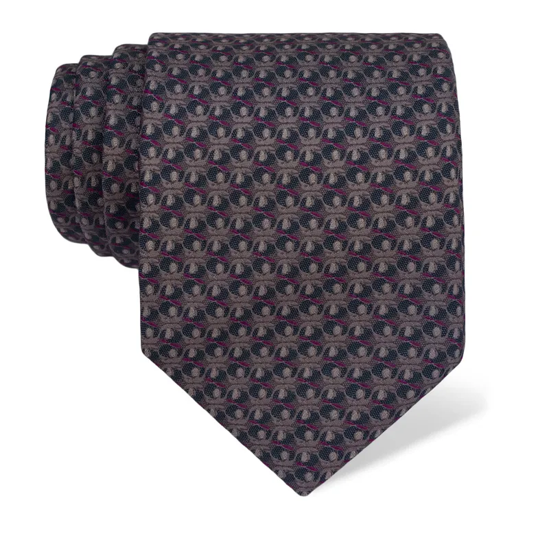 Kravata CROATA Dubrovnik Klasični Limitirana serija Razno Siva  Svila 100%  