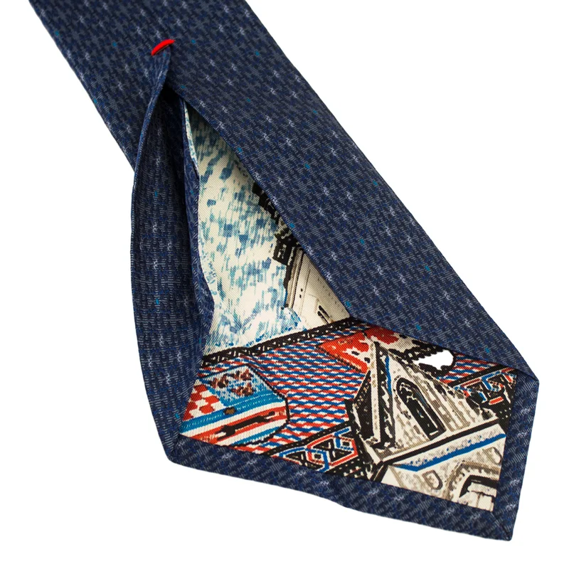 Kravata CROATA Dubrovnik Klasični Limitirana serija Razno Plava  Svila 100%  