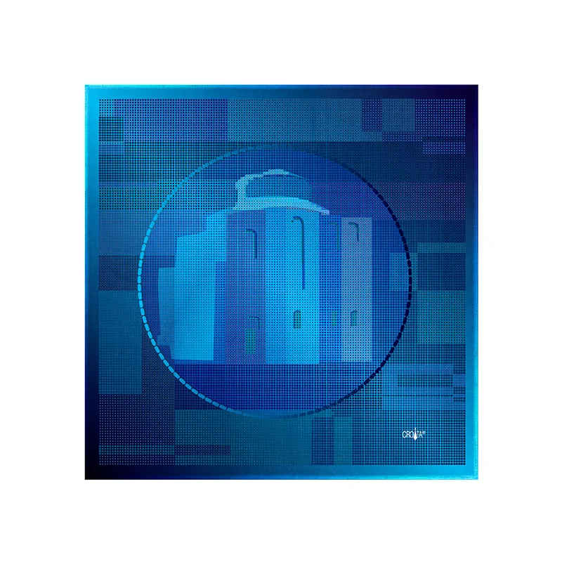 Rubac CROATA Tematski  Zadar Plava  Svila 100%  