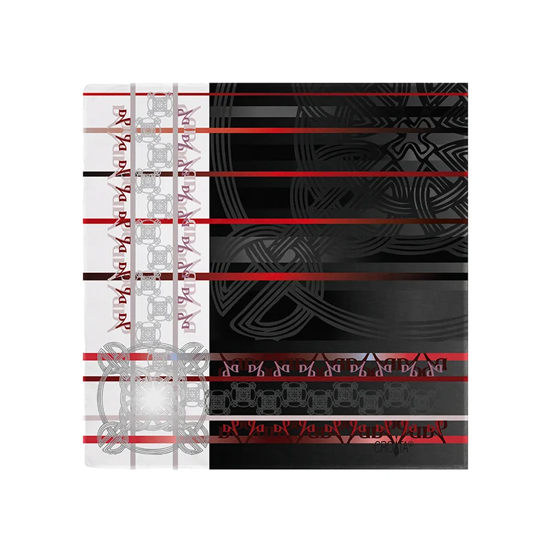 Rubac CROATA Tematski  Pleter i glagoljica Crna  Svila 100%  