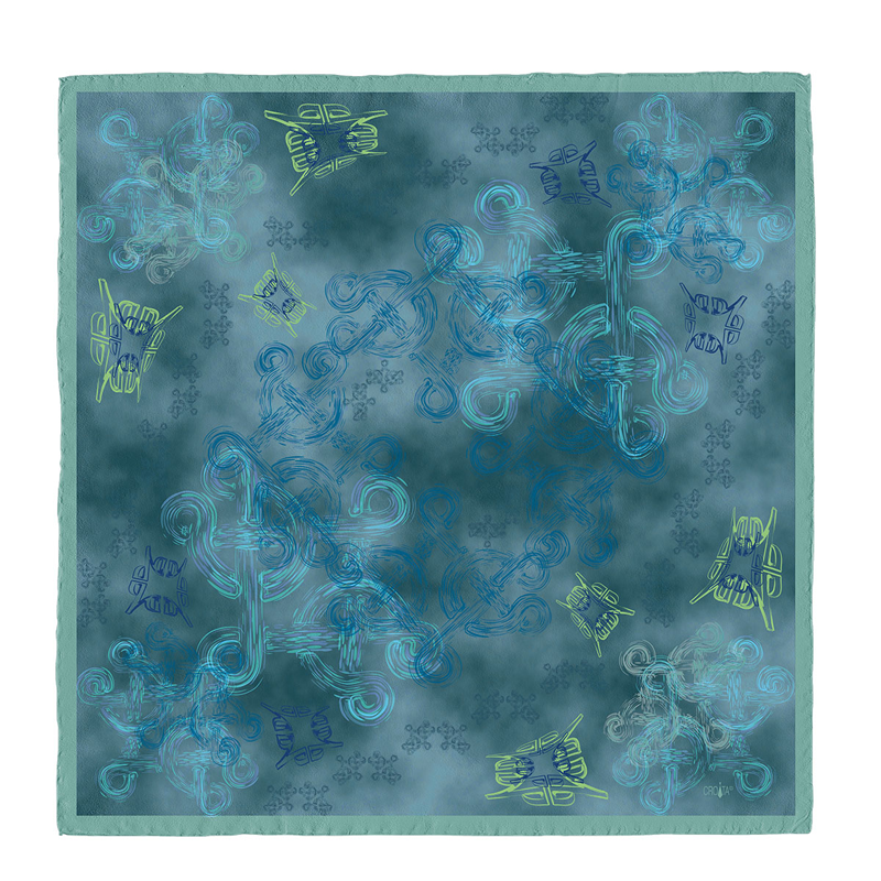 Rubac CROATA Brijuni Tematski Limitirana serija Pleter   Svila 100%  