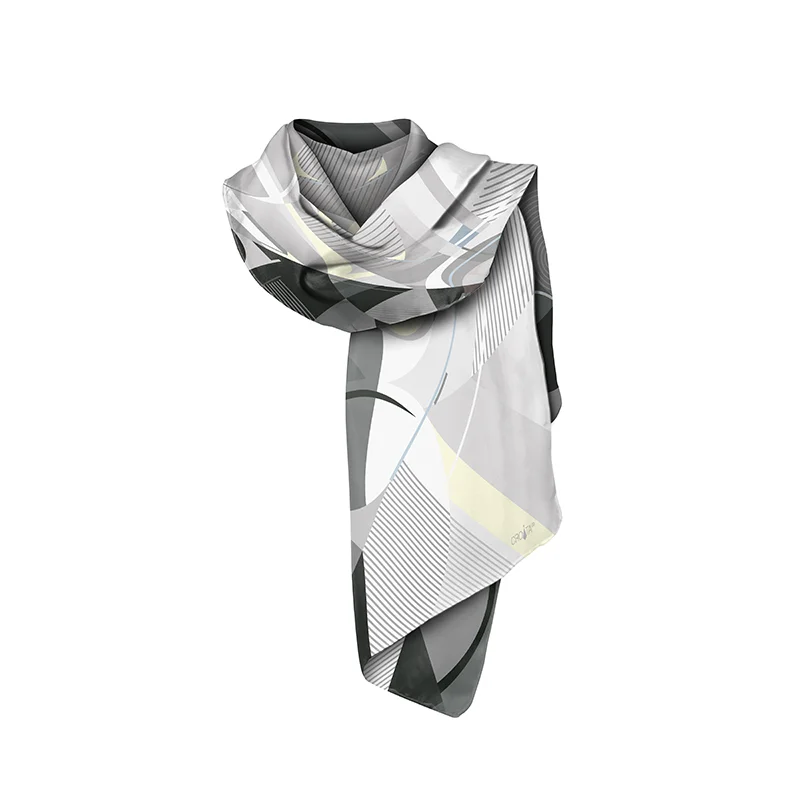 Šal CROATA Klasični  Razno Bež  Svila 100%  