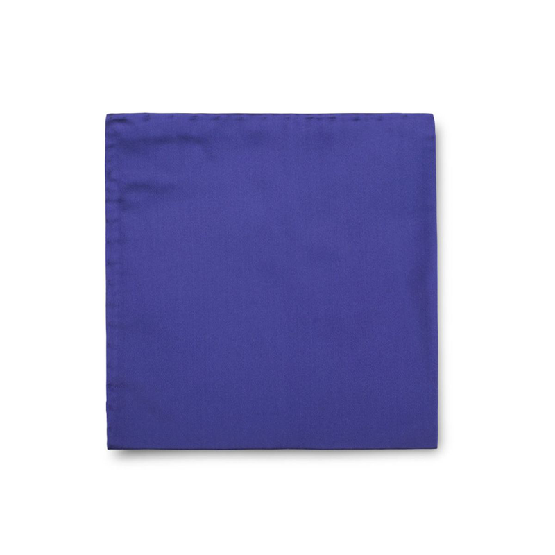 Rupčić CROATA Klasični  Jednobojni Plava  Svila 100%  