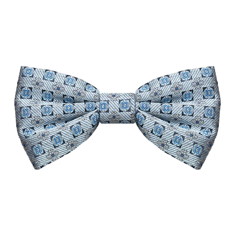 Leptir kravata CROATA Brijuni Klasični  Razno Svijetlo plava  Svila 100%  