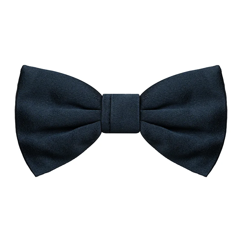 Leptir kravata CROATA Klasični Vezana leptir kravata Jednobojni Tamno plava  Svila 100%  