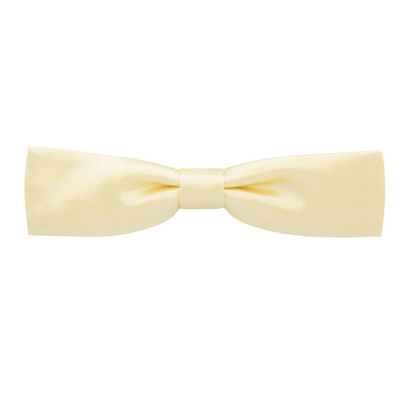 Leptir kravata CROATA Klasični  Jednobojni Žuta  Svila 100%  