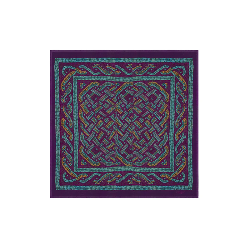 Mali rubac CROATA Tematski  Eufrazijana Ljubičasta  Svila 100%  