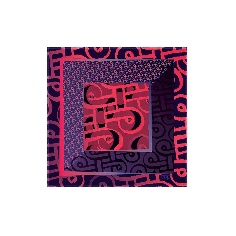 Mali rubac CROATA Tematski  Pleter Plava  Svila 100%  